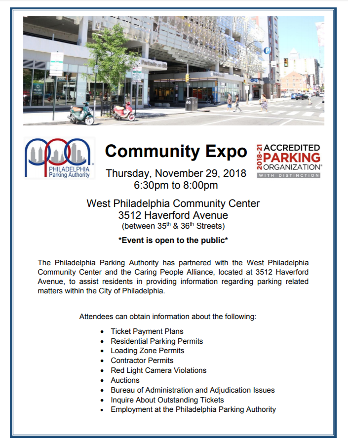 PPA to Host Community Expo on Thursday, November 29 at West ...